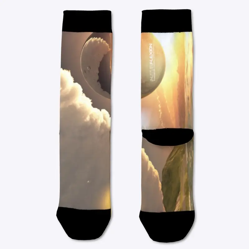 Metallic Sunrise Socks