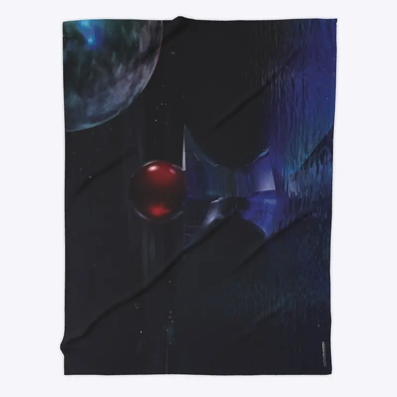 Starfield Pyramid Fleece Blanket