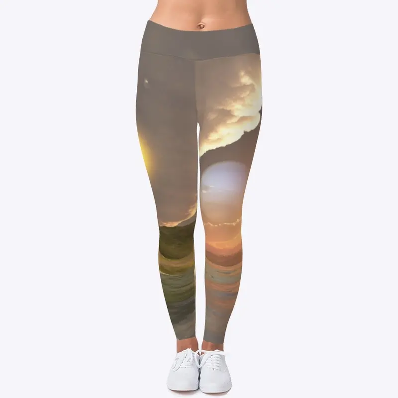 Metallic Sunrise Leggings