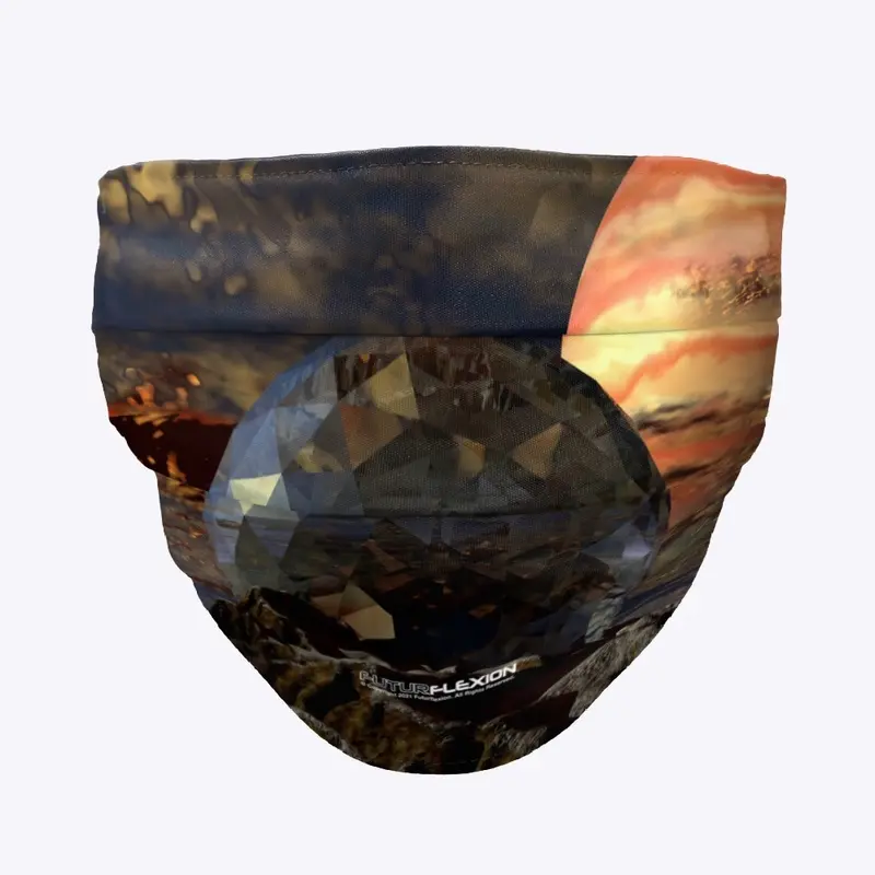 Prismatic Planet Face Mask