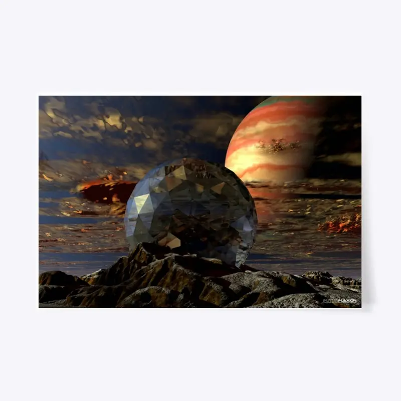 Prismatic Planet Print