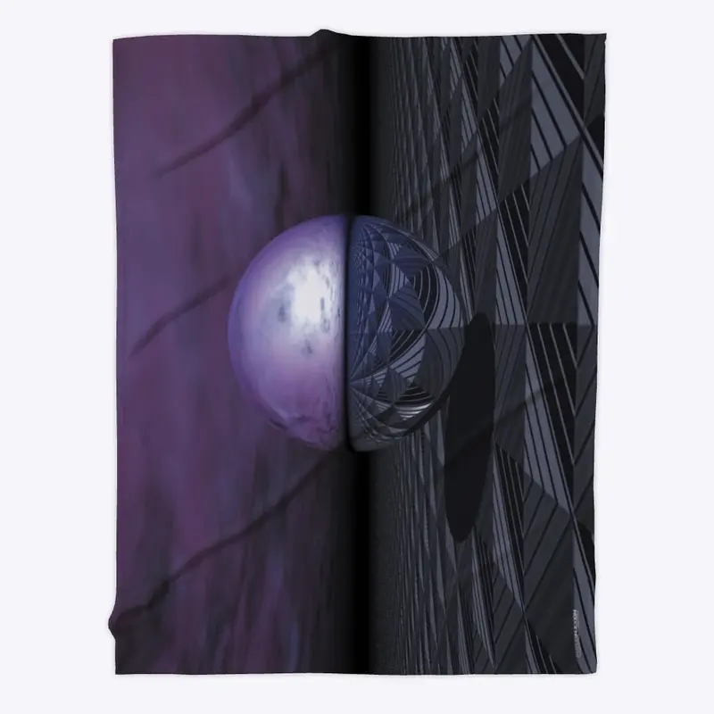 Ball Mirror Fleece Blanket