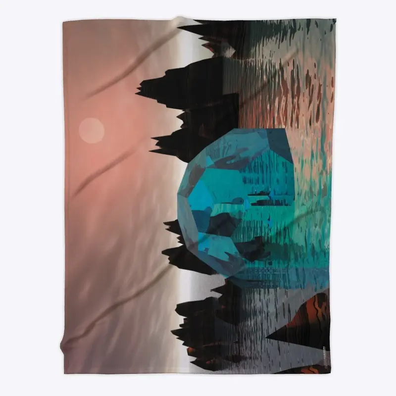 Submerged Gem Fleece Blanket