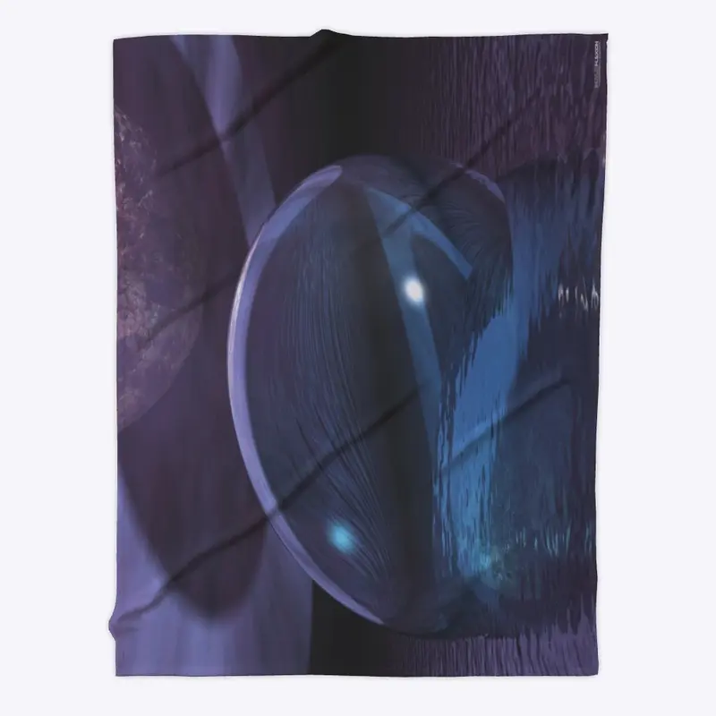 Midnight Crystal Fleece Blanket