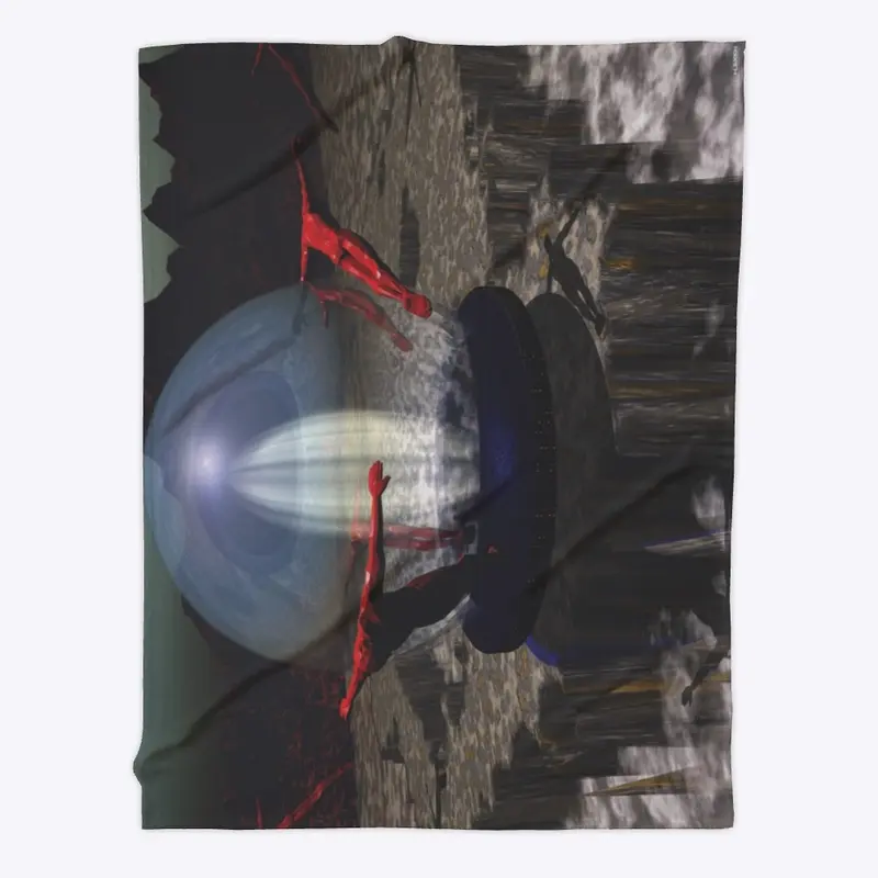 Mystic Divers Fleece Blanket